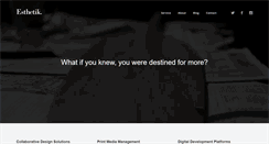 Desktop Screenshot of esthetik.com.au